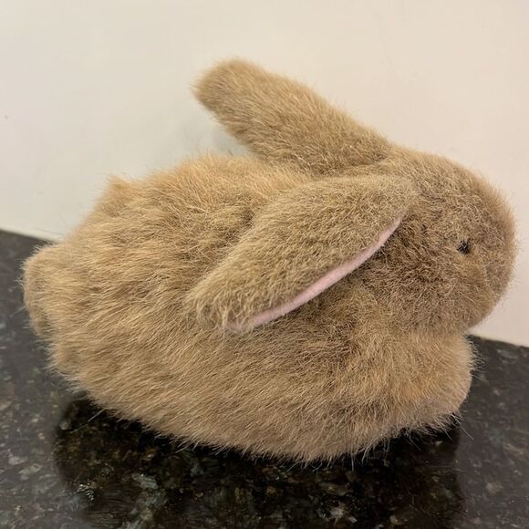 Vintage 1993 TY Classic Beanie NIBBLES Rabbit Bunny Brown Plush Stuffed Animal. - Picture 3 of 8